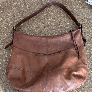 HOBO - Brown Leather Shoulder Bag